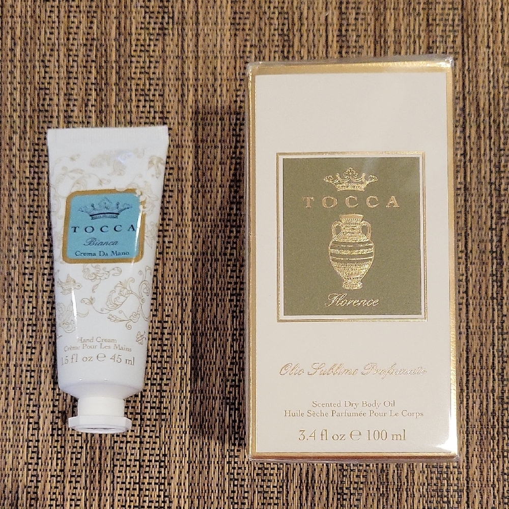 Tocca Body Oil And Hand Cream Duo